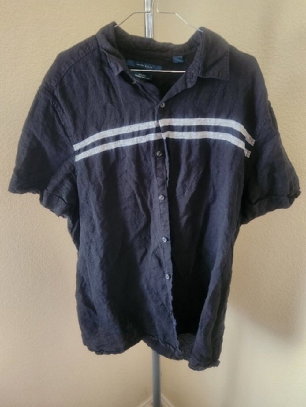Perry Ellis Short Sleeve Button Up Shirt